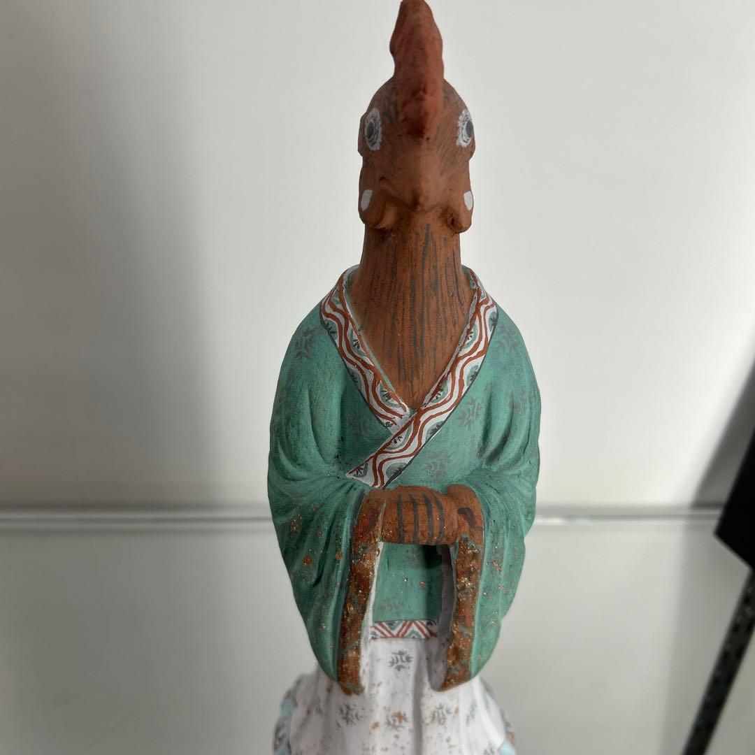 十二支俑 　鶏首人身俑