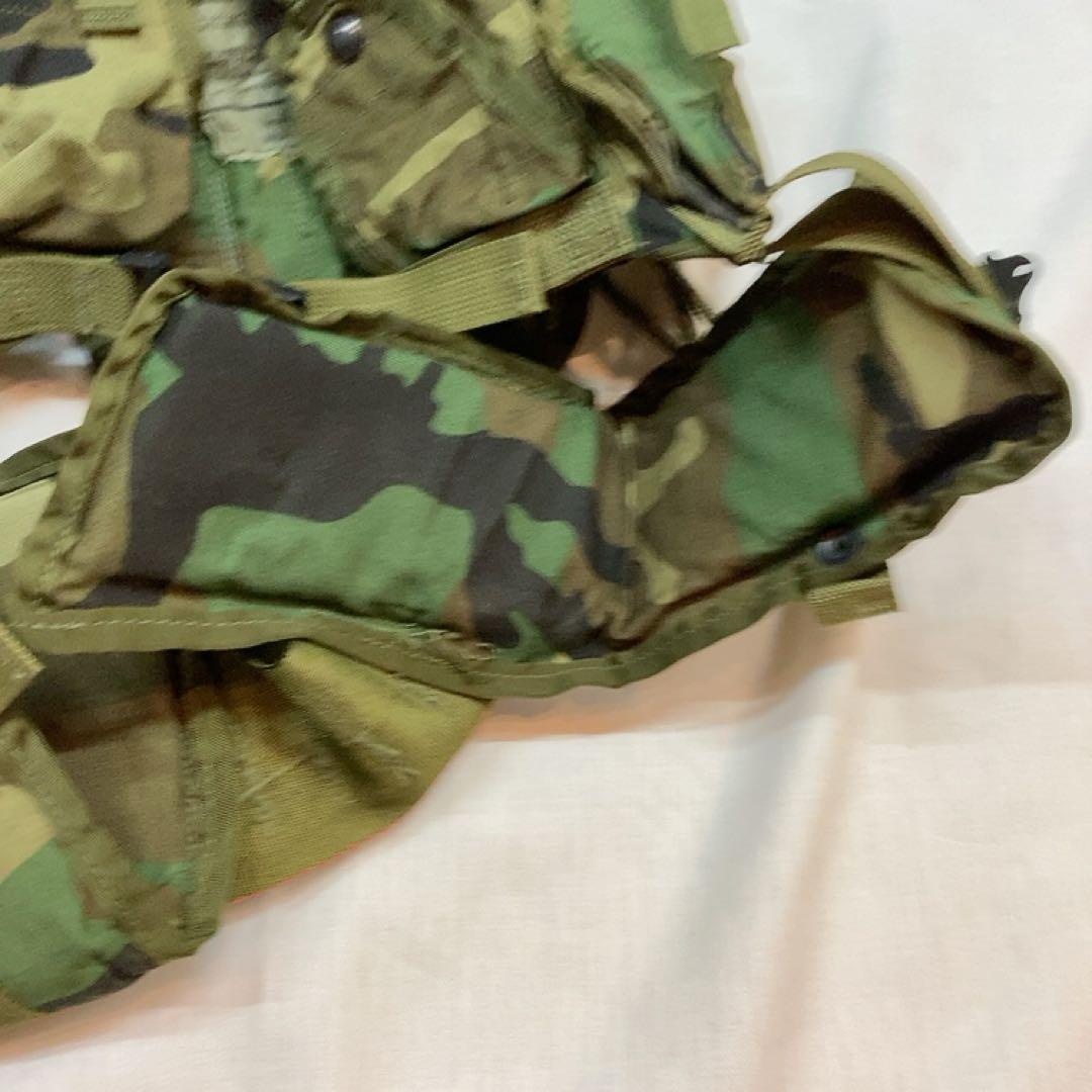 米軍 タクティカル ロードベアリングベスト ウッドランド M/L ベルト付