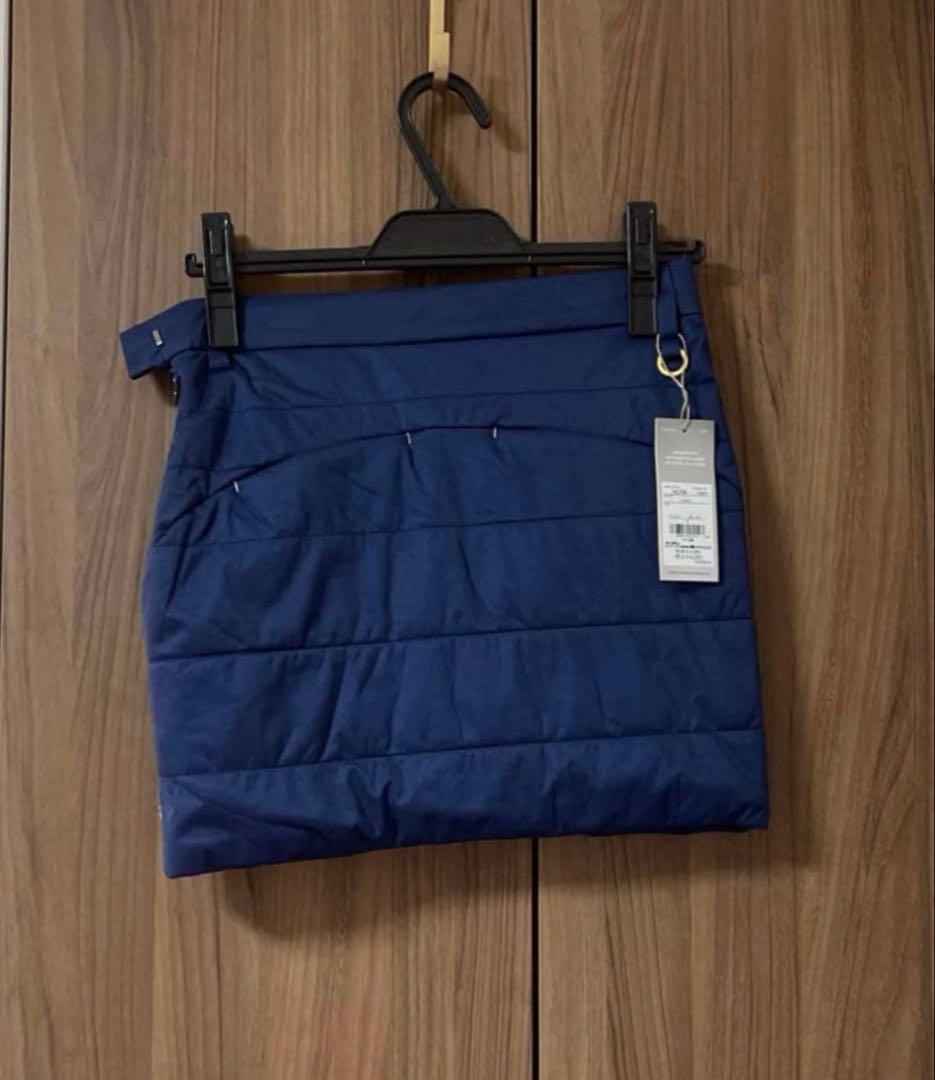 新品✨アディダスゴルフ　現行　長袖中わたジャケット　スカート ネイビー　S