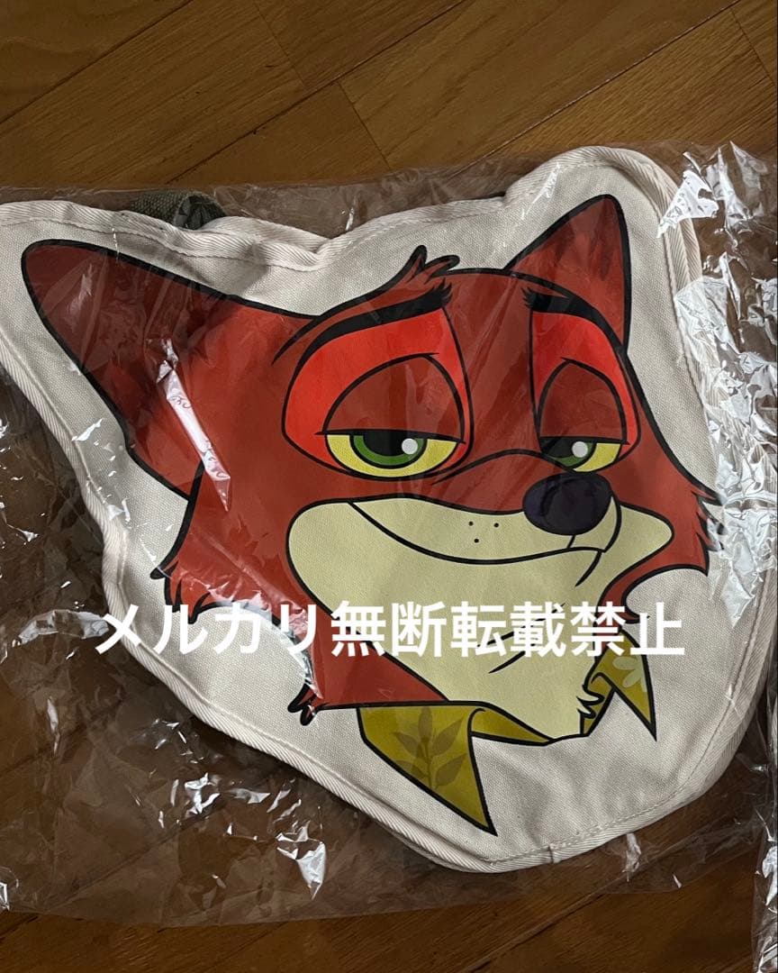 パニカムトーキョー ディズニー ダイカット トートバッグ ニック ズートピア