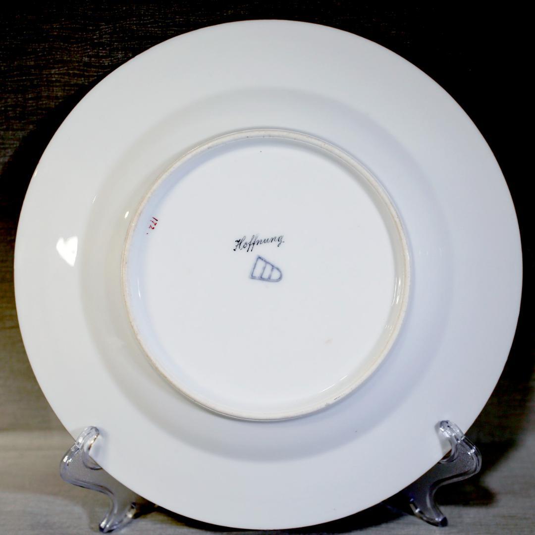 【送料込み】ヴィエナスタイル プレート 女性像 金彩