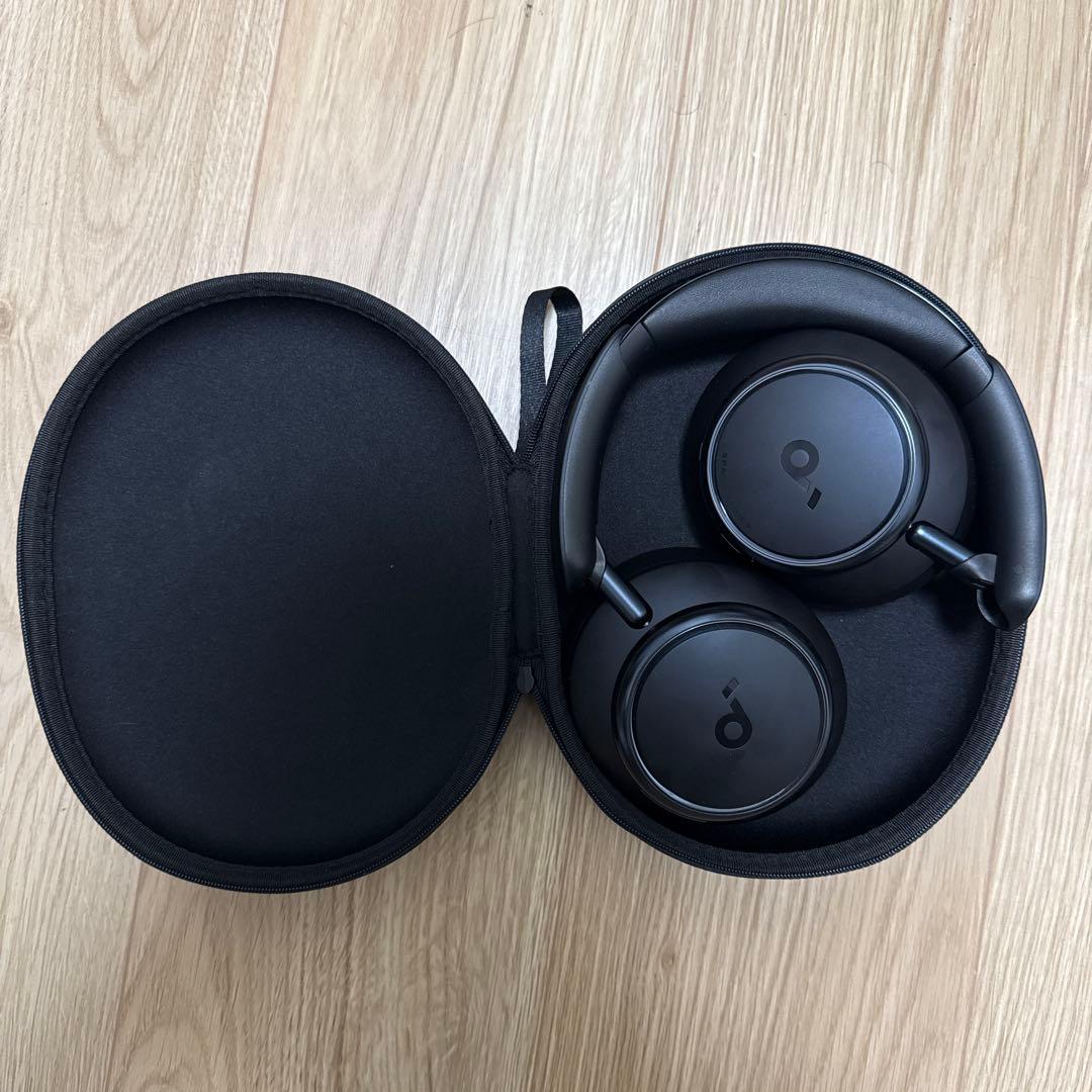 soundcore ワイヤレスヘッドホン ブラックQ45