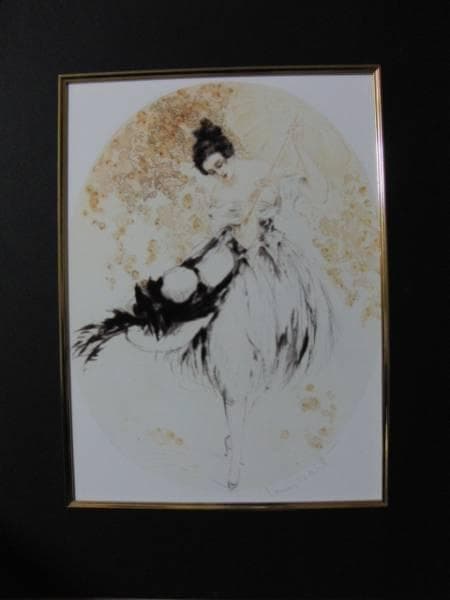 ルイ・イカール限定版・アールデコ、夏の昼、版上サイン、希少な額装用画集より