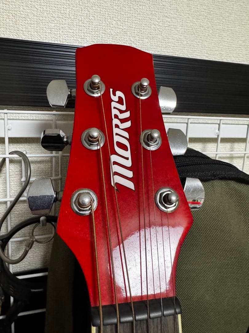 Morris R-011 SR アコースティックギター レッド