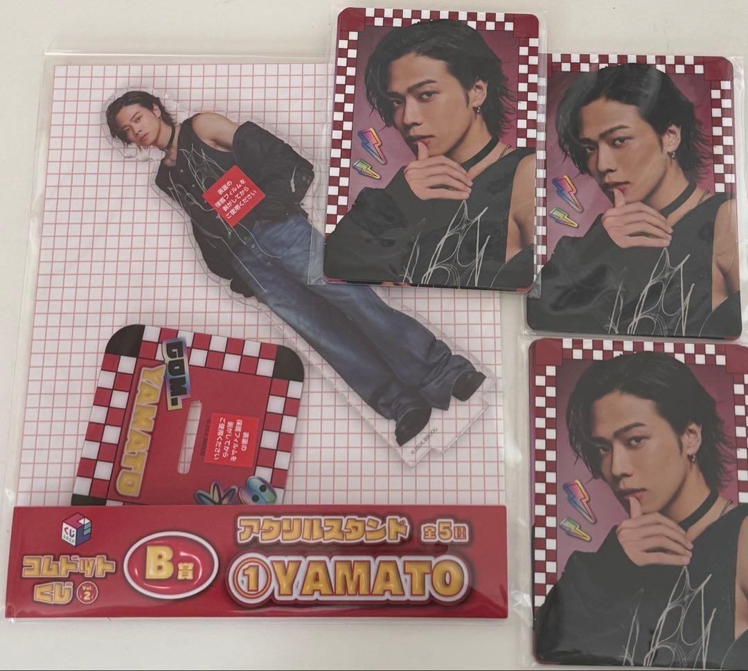 コムドット公式 やまと グッズ まとめ売り 全ての商品未使用 ファイル全7枚