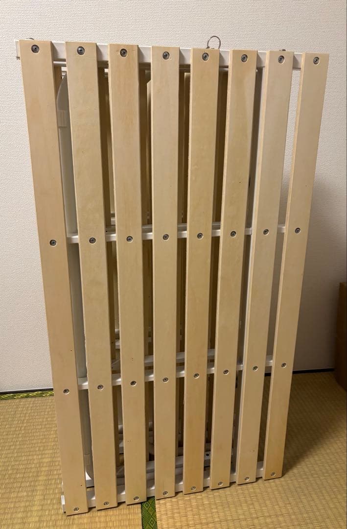 エムール　折りたたみすのこベッド　4つ折り