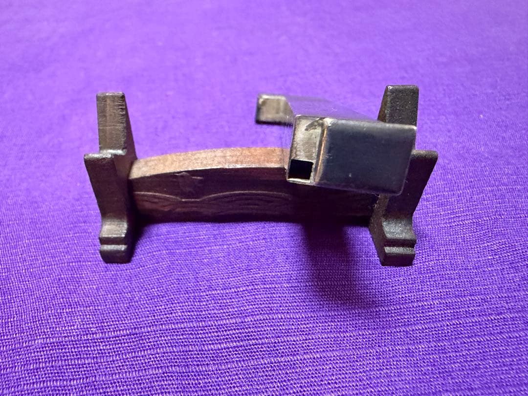 珍品　銀製　幕末明治頃　楊枝入れ　絡繰　香筒？　精密和歌毛彫（根付茶器香道香炉