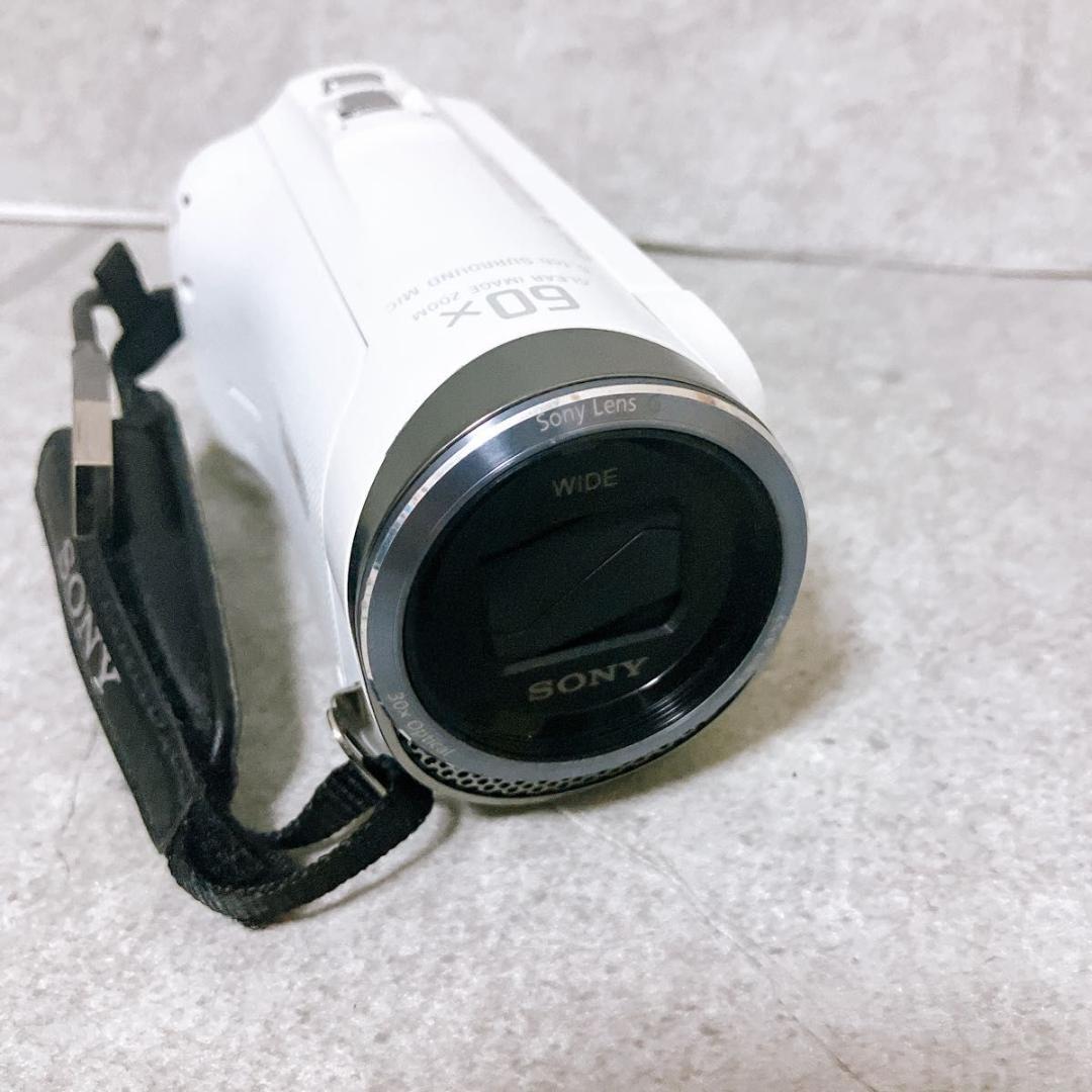 SONY ハンディカム デジタルビデオカメラ HDR-CX420 ホワイト 美品