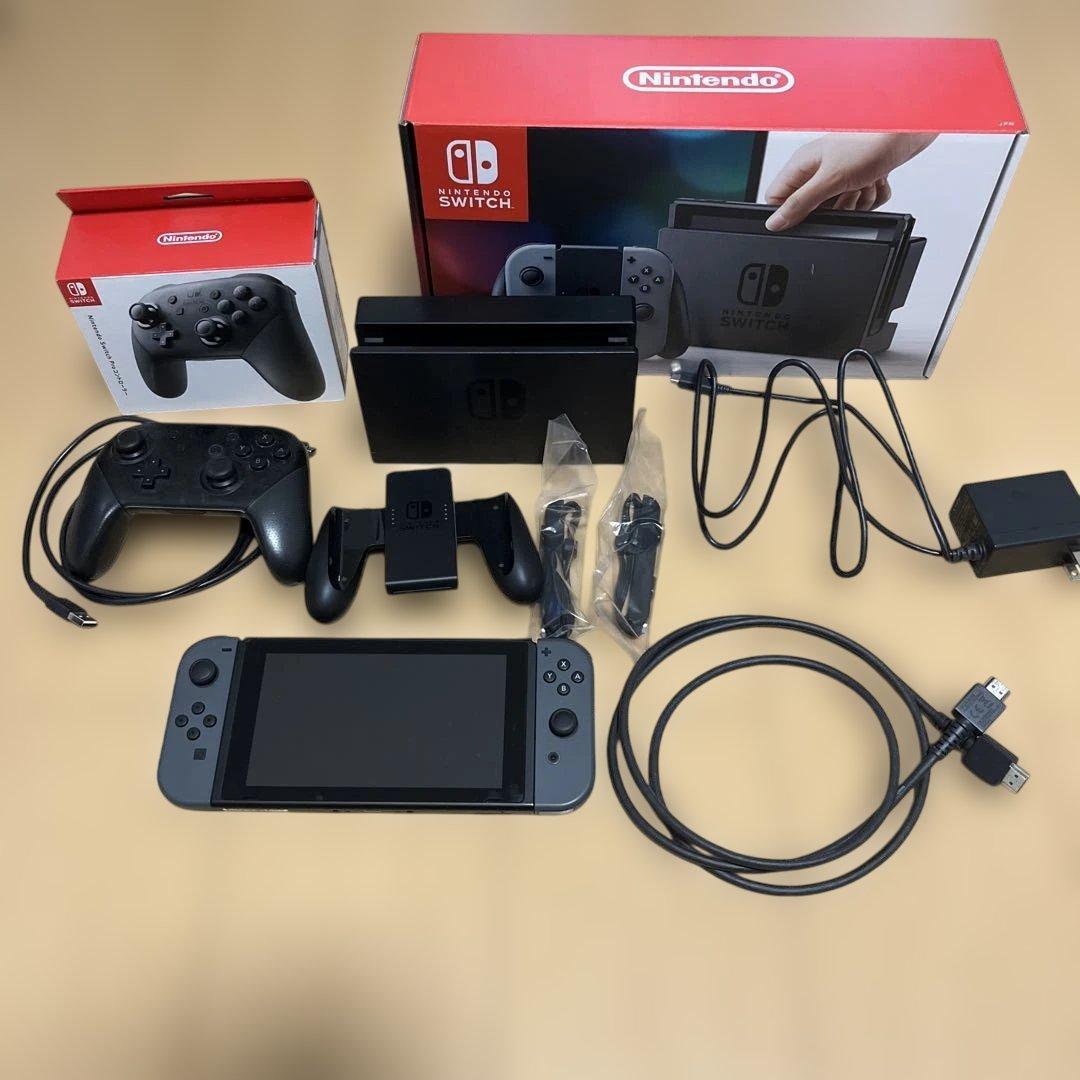 Nintendo Switch本体 付属品完備 Proコントローラー付き