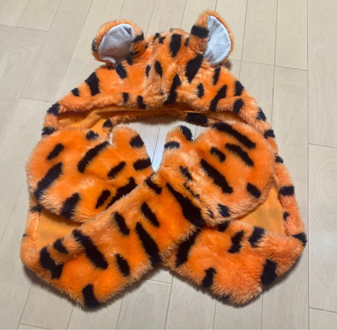 ディズニー　ティガー　ファンキャップ　マフラー