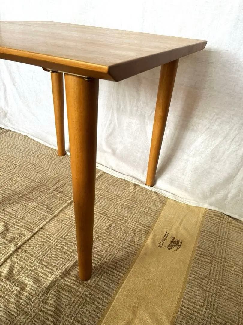 【アンティーク】北欧レトロ 天然木 ダイニングテーブル コーヒーテーブル 古家具