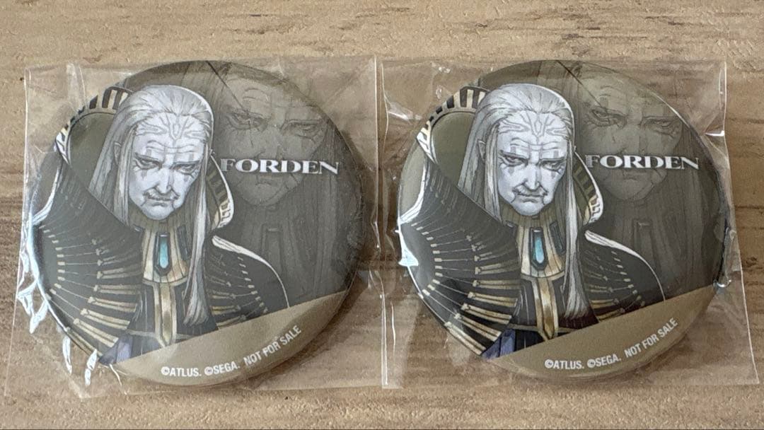 メタファー:リファンタジオ 缶バッジ 発売記念抽選会くじ C賞 フォーデン 2個