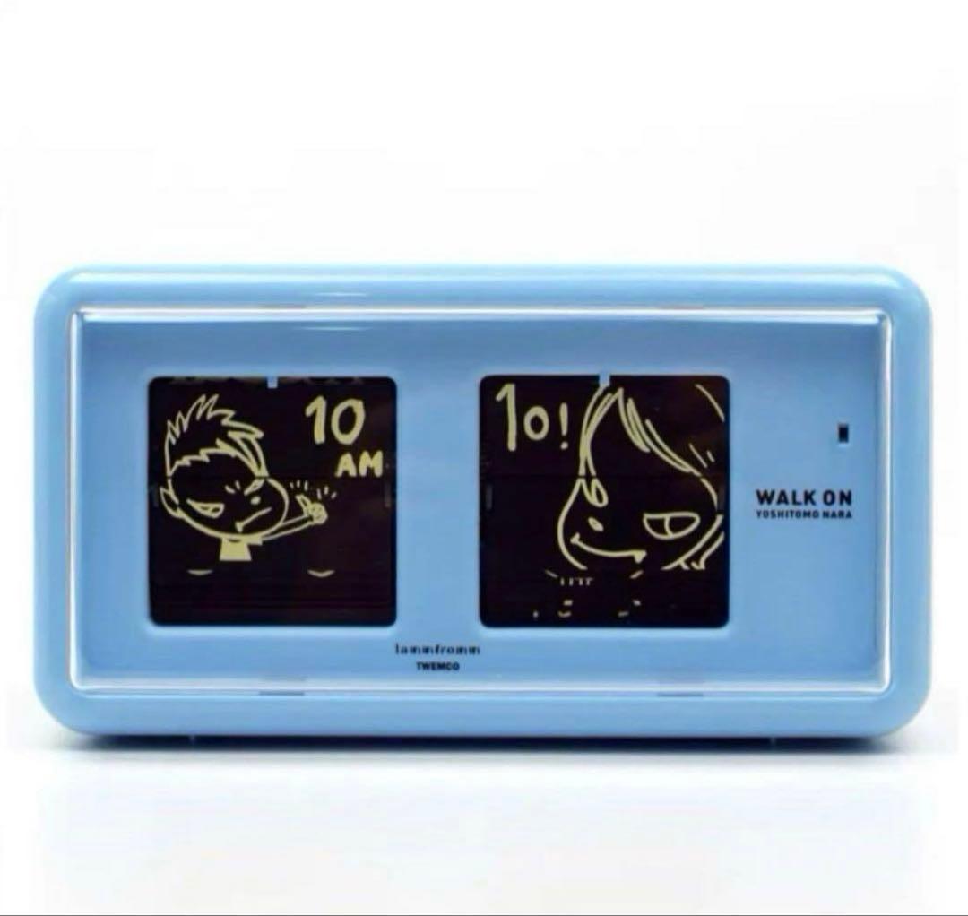 ラッピング済✴︎奈良美智 パタパタクロック フリップクロック WALK ON