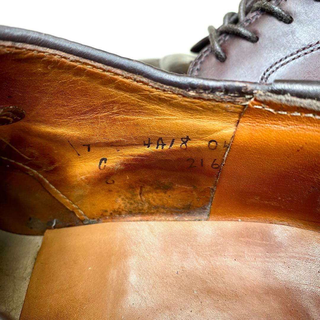 はなまる様Alden2160★サイズ7E★コードバン★バーガンディ★ストレートチ