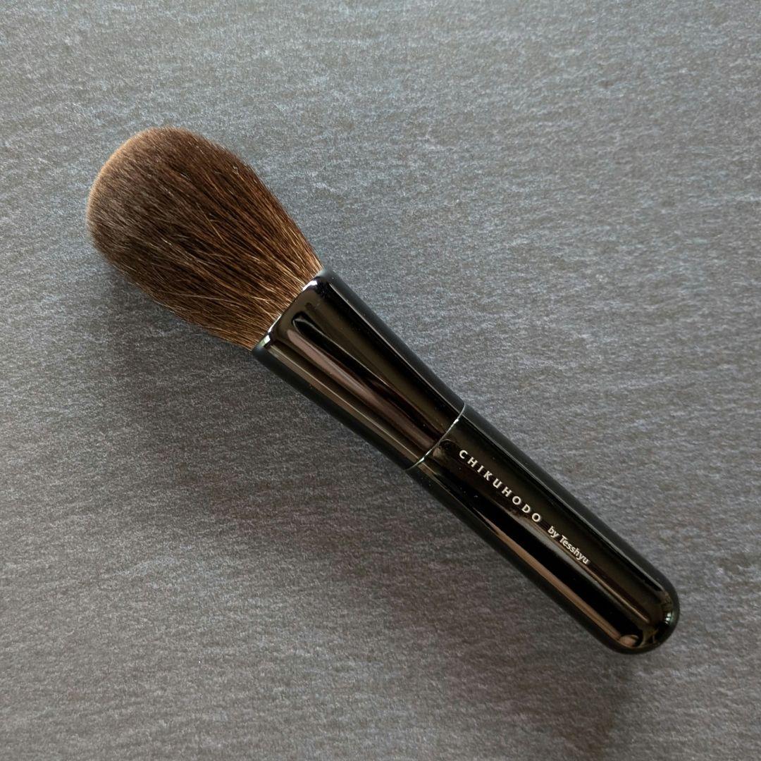 CHIKUHODO byTesshyu パウダーブラシ　灰リス100%　竹宝堂