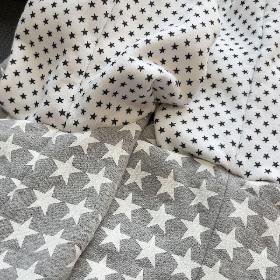 美品　パーリーゲイツ　裏起毛　セットアップ　ジャケット　スカート　星　スター