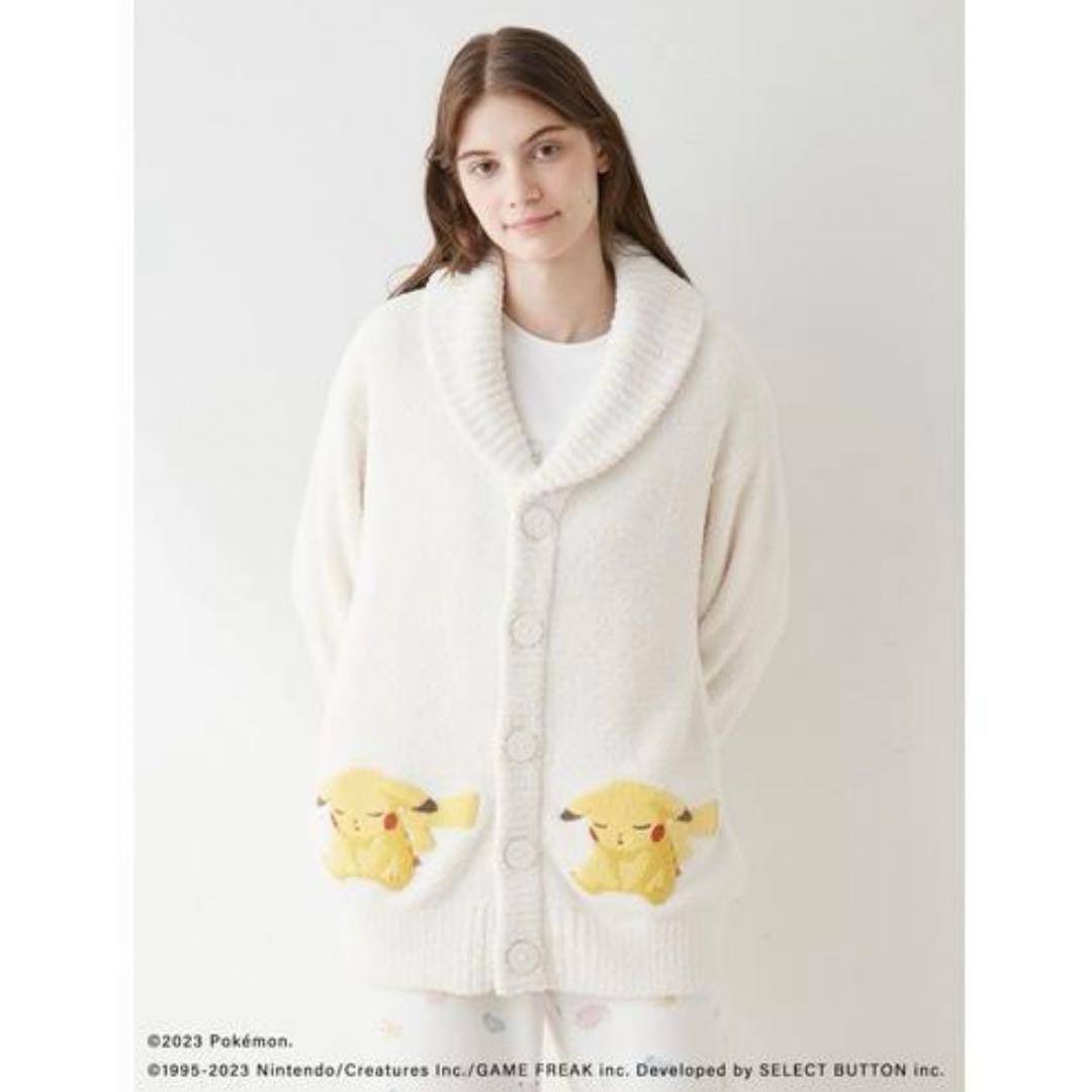 ジェラートピケ　ポケモン　ピカチュウ　カーディガン