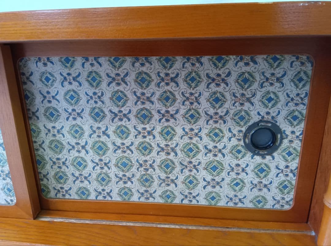 アケボノ　ビンテージ木製家具　ローボード 飾り棚 茶棚　置床　テレビ台　レトロ