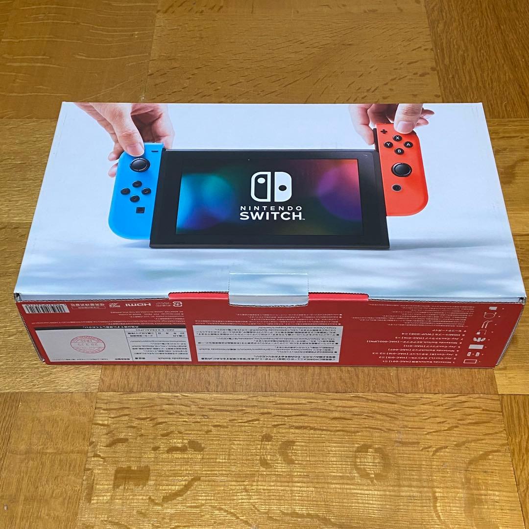 未対策機Switch初期型 フルセット128GB SD付 純正ケース付 ジャンク