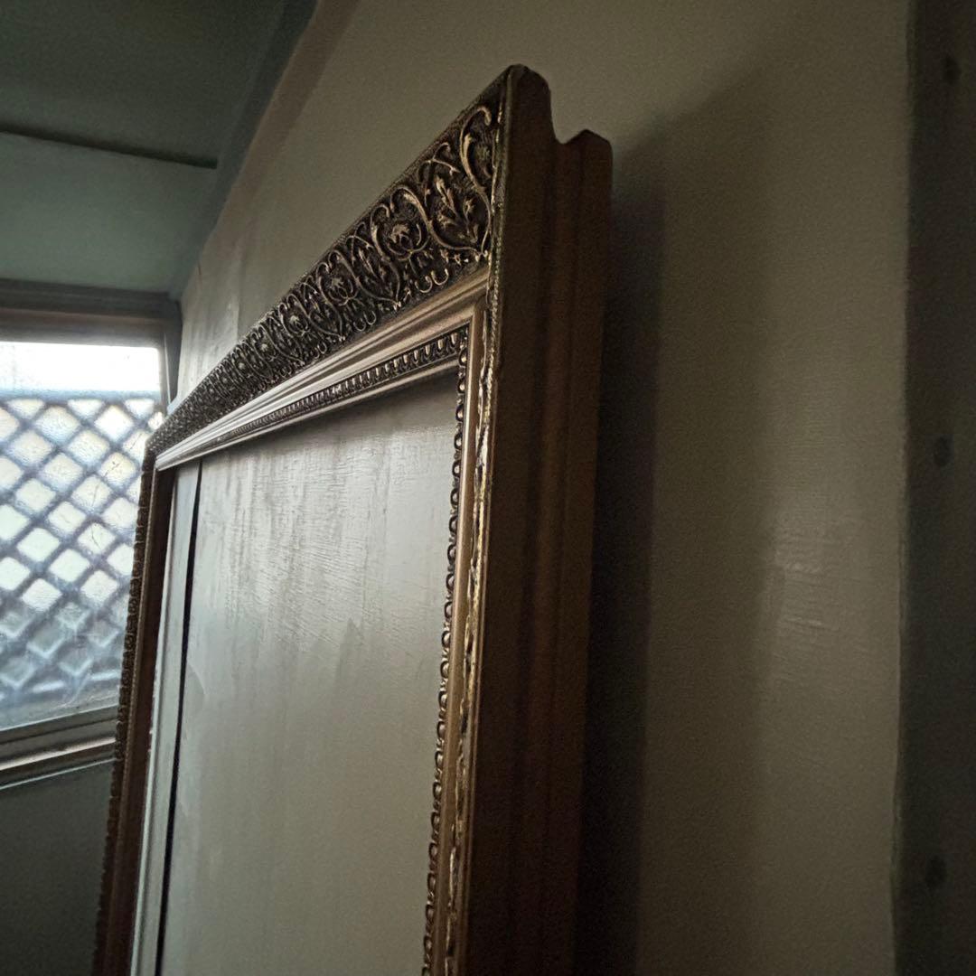 P100 油絵用額縁　油彩額　アンティークフレーム　ゴールド