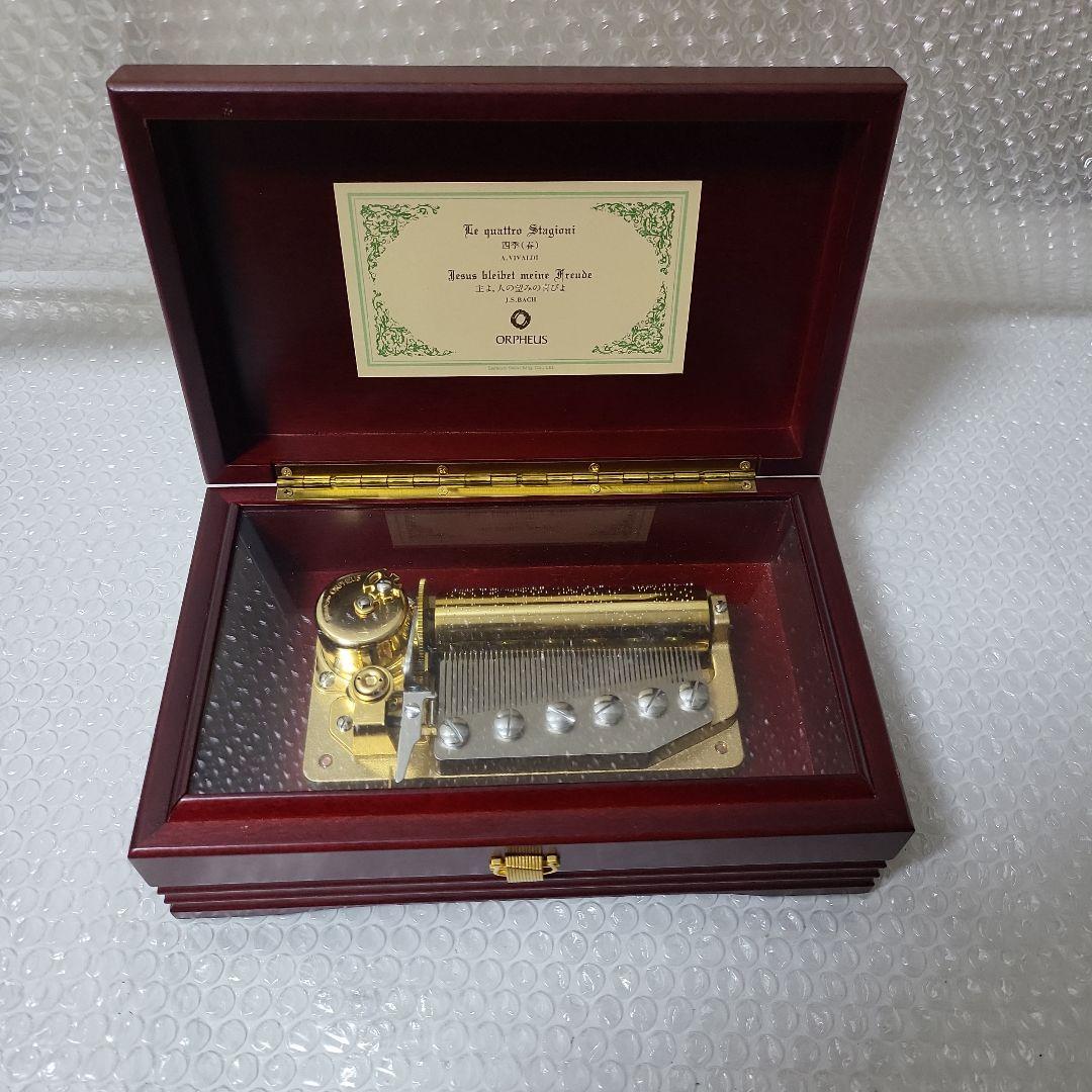 ORPHEUS 木製オルゴール 　四季(春)
