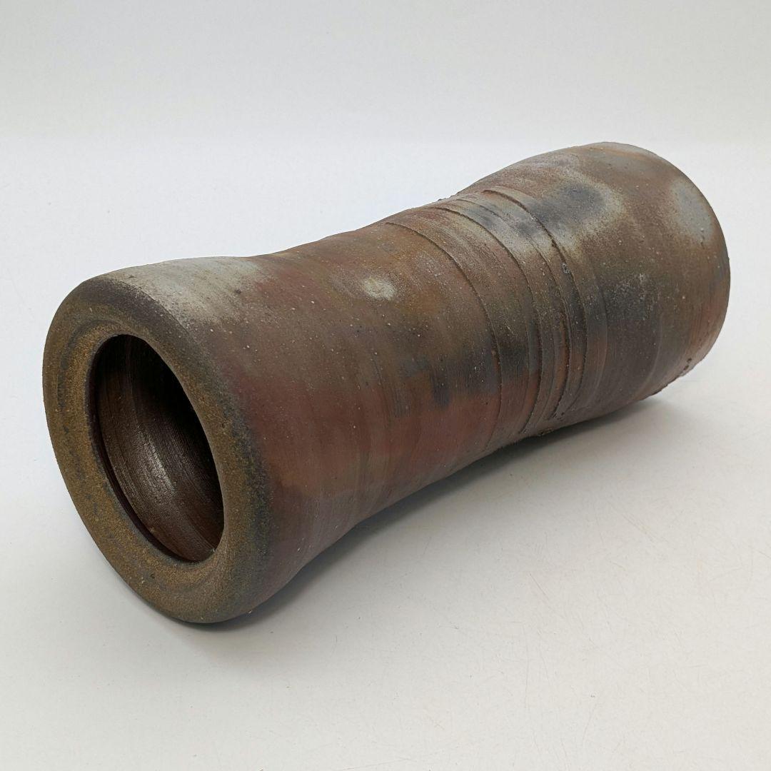 伝統工芸士 高原敏 備前焼 細水指A 共箱共布 水差し 茶道具 茶器 抹茶 食器