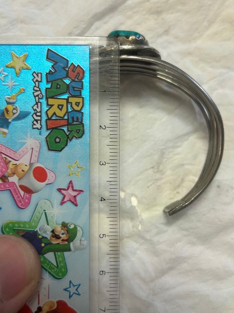 ターコイズ　バングル　　シルバー　ヴィンテージ　ナバホ　系