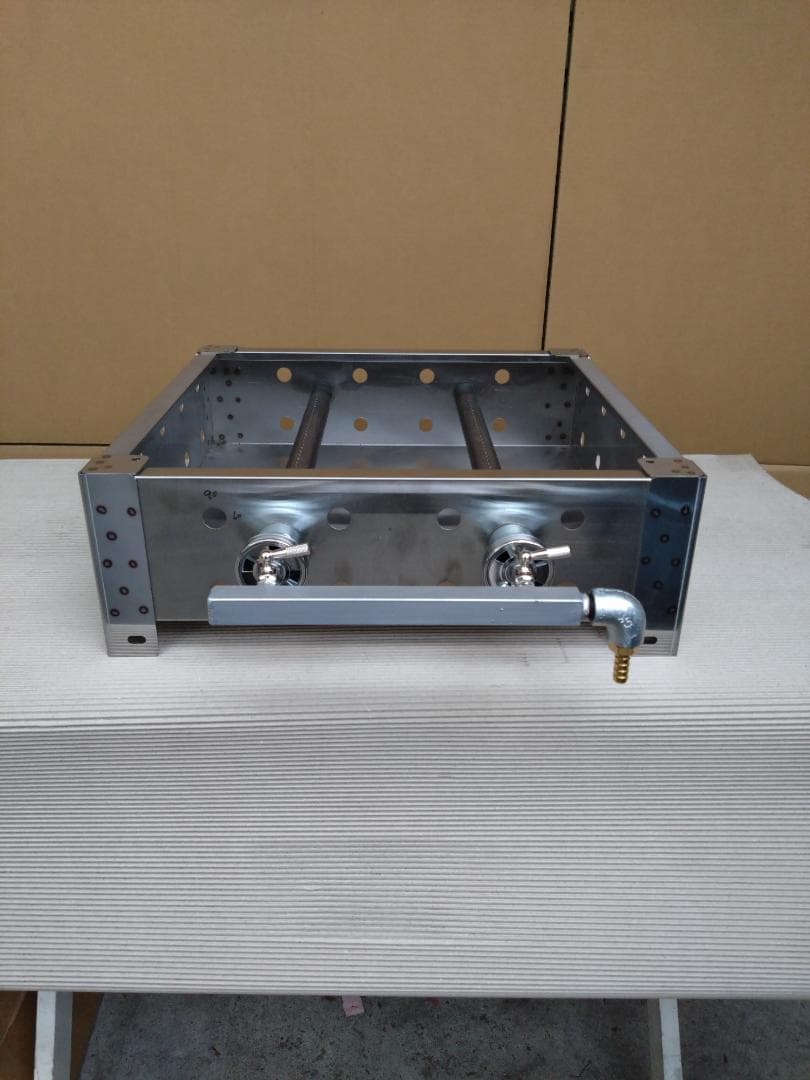 少スペース 新品 LPガスグリラー 鉄板焼き グリドル 45x45cm イベント