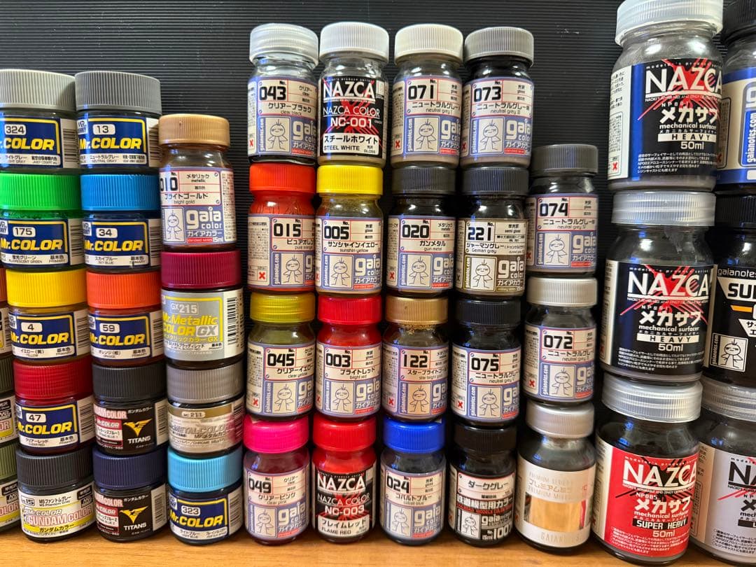 プラモデル　塗料セット（クレオス、ガイアノーツ、タミヤ）その他
