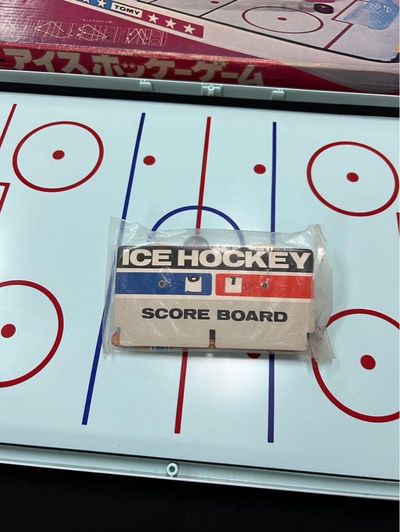 TOMY 卓上タイプ￼アイスホッケーゲーム￼当時物￼