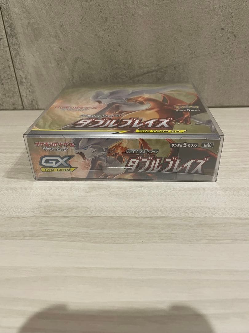 ポケカ　ダブルブレイズ　未開封　BOX シュリンク付き 保護ケース付き