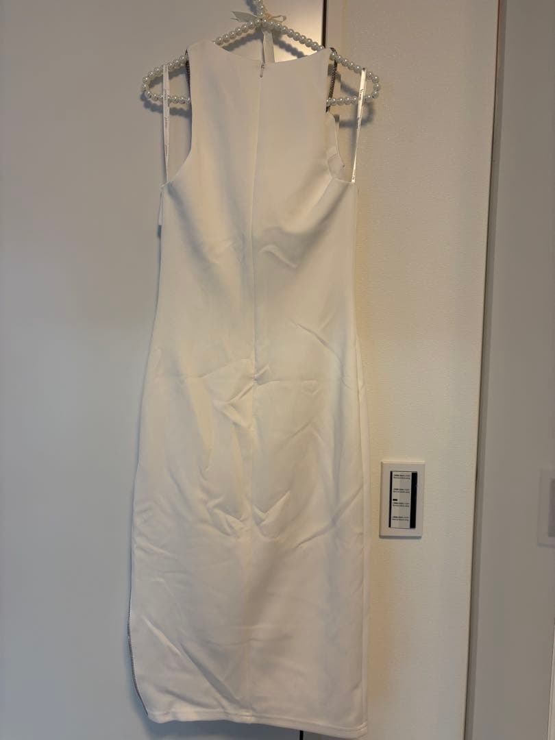 おかか Veautt ホワイト フリルドレス S