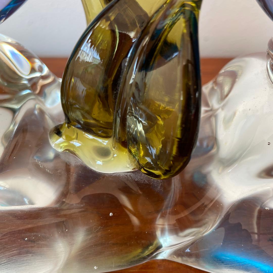 Murano Glass Bird ムラーノ　置物　オブジェ　鳥