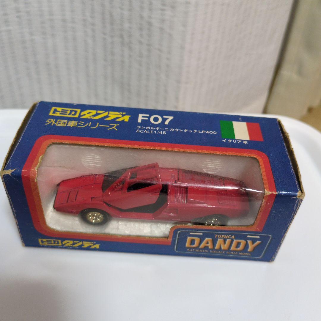 昭和レトロ　トミカダンディ　F07 ランボルギーニ　カウンタック　LP400