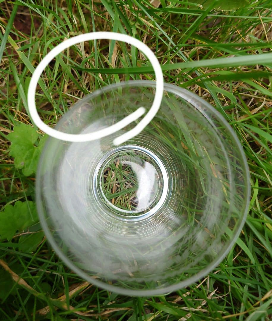 アンティーク　グラス　グラビール　小さめのコップ　三個　大正〜昭和初期　薄手