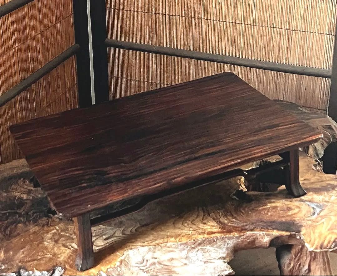 古木 香台 花台 盆栽台 黒檀 希少 小型 高台 1292㌘