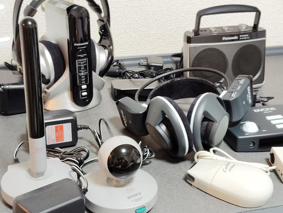 オーディオテクニカ業務用ワイヤレスマイク＆レシーバーほか一式