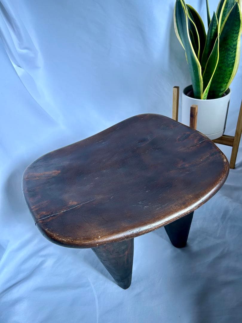 【24時間限定値下げ】アフリカ家具　セヌフォ族　スツール