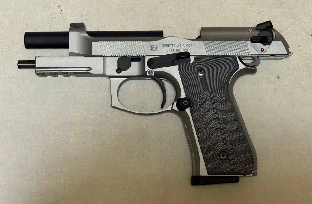 HW樹脂製 WA ベレッタ M92FS ブリガディア エリート 最強 訳有 美品