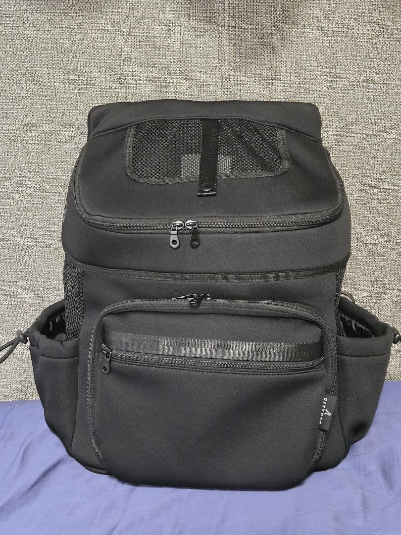 citydog　Ｍサイズ　 ネオプレーンバックパックキャリー　黒色