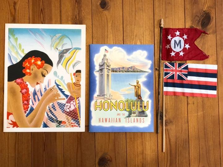 レア40年代オリジナルMatsonマトソンラインディナーメニューフラッグ他セット