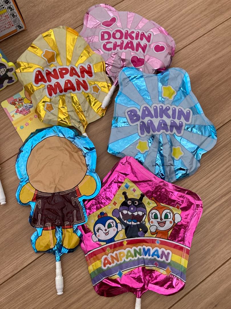 アンパンマン　おもちゃまとめ売り　レジスター　ボンゴ　ふうせんやさん　ぬいぐるみ