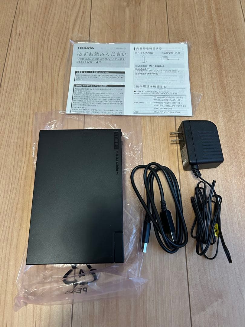 I-O DATA HDD 外付けハードディスク　4GB HDC-LA4.0