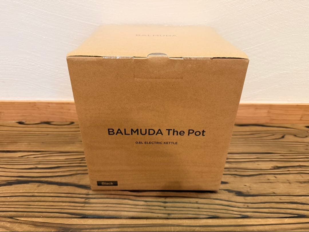 BALMUDA The Pot 0.6L 電気ケトル ブラック　新品未使用