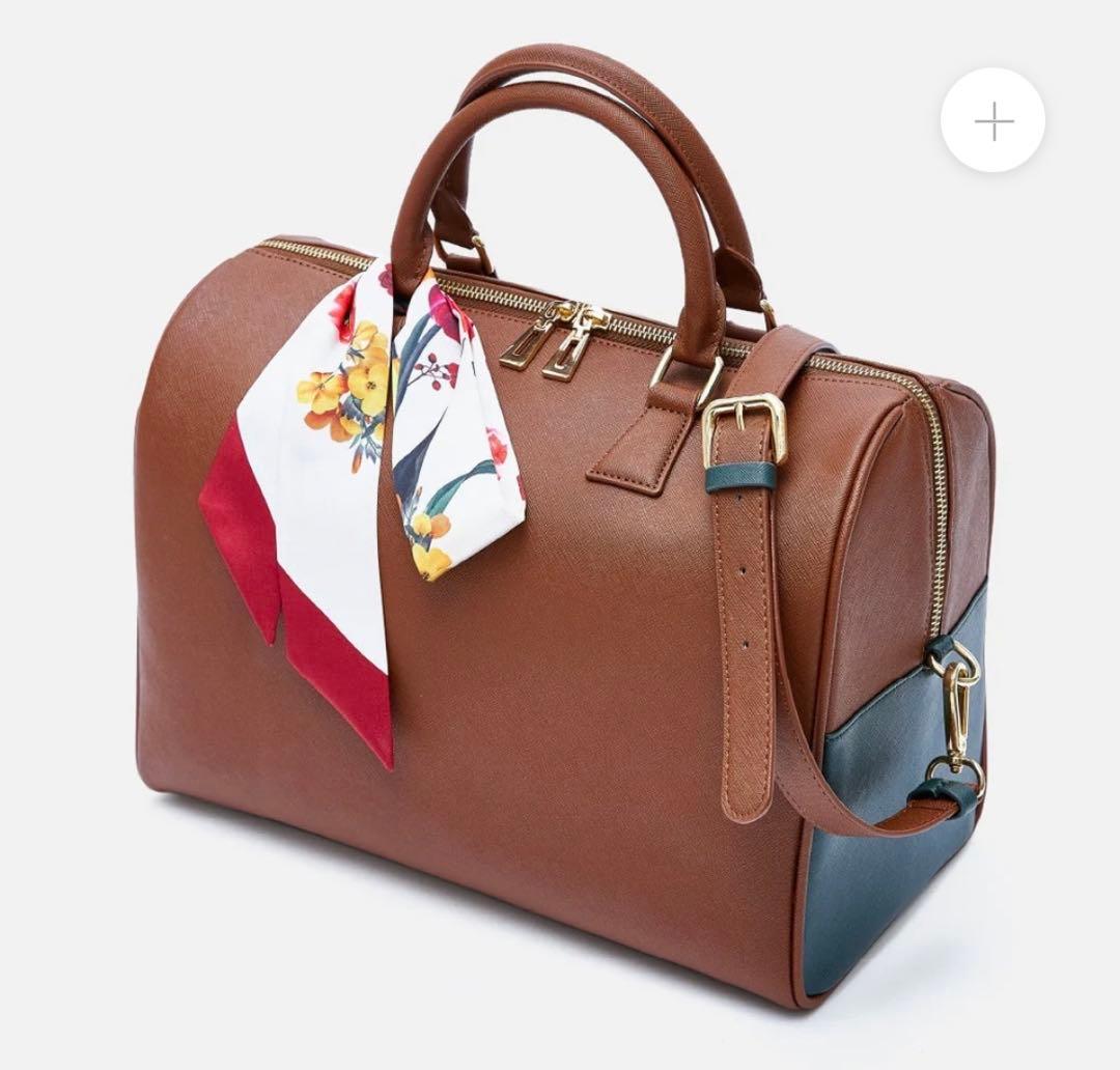 BTS V ボストン　バッグ & ブローチFlower  セット　フラワー