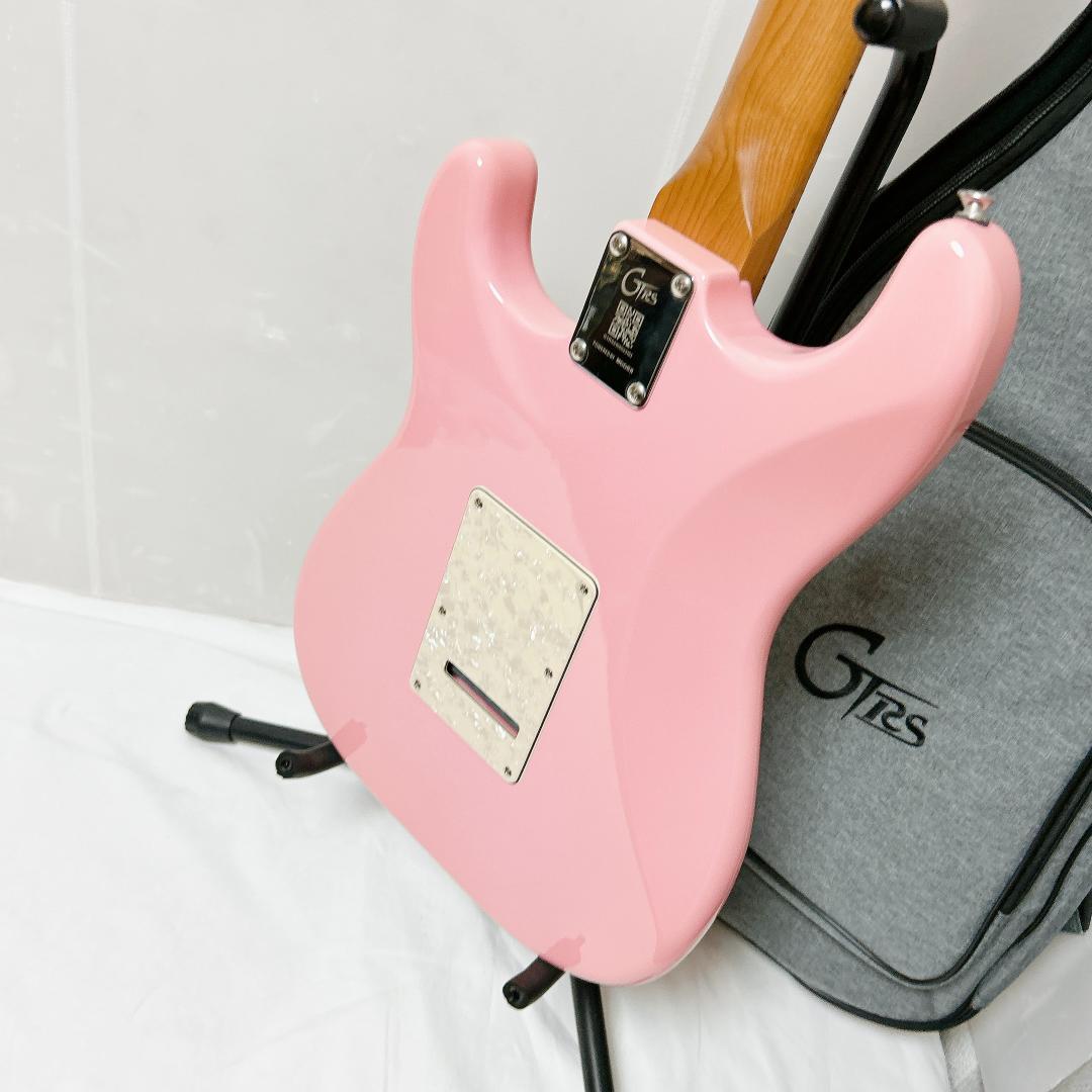 美品 MOOER GTRS S800 エフェクター内蔵ギター ピンク ケース付