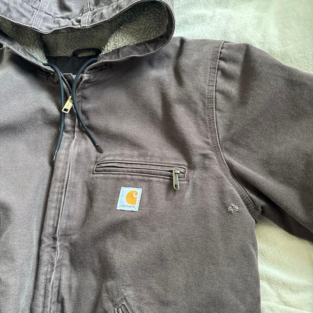 Carhartt カーハート アクティブジャケット ダークブラウン L フェード