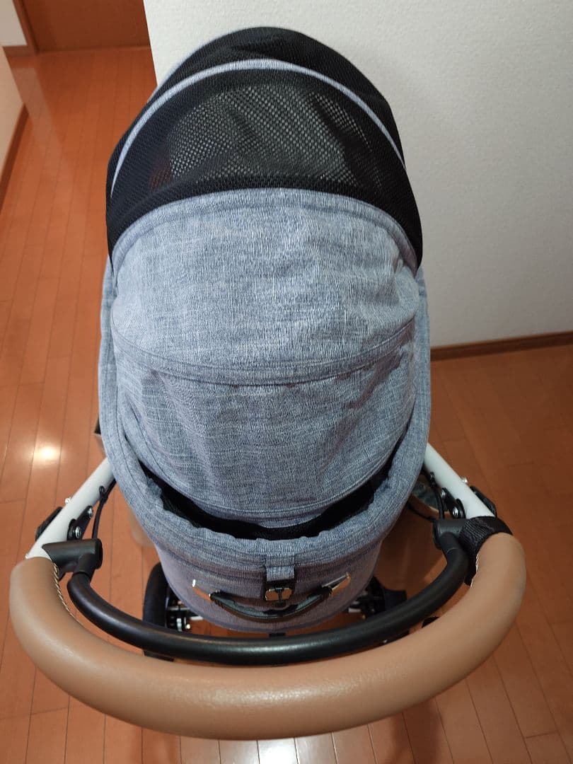 AIRBUGGY　DOME3 ラージ ペットカート メランジデニム