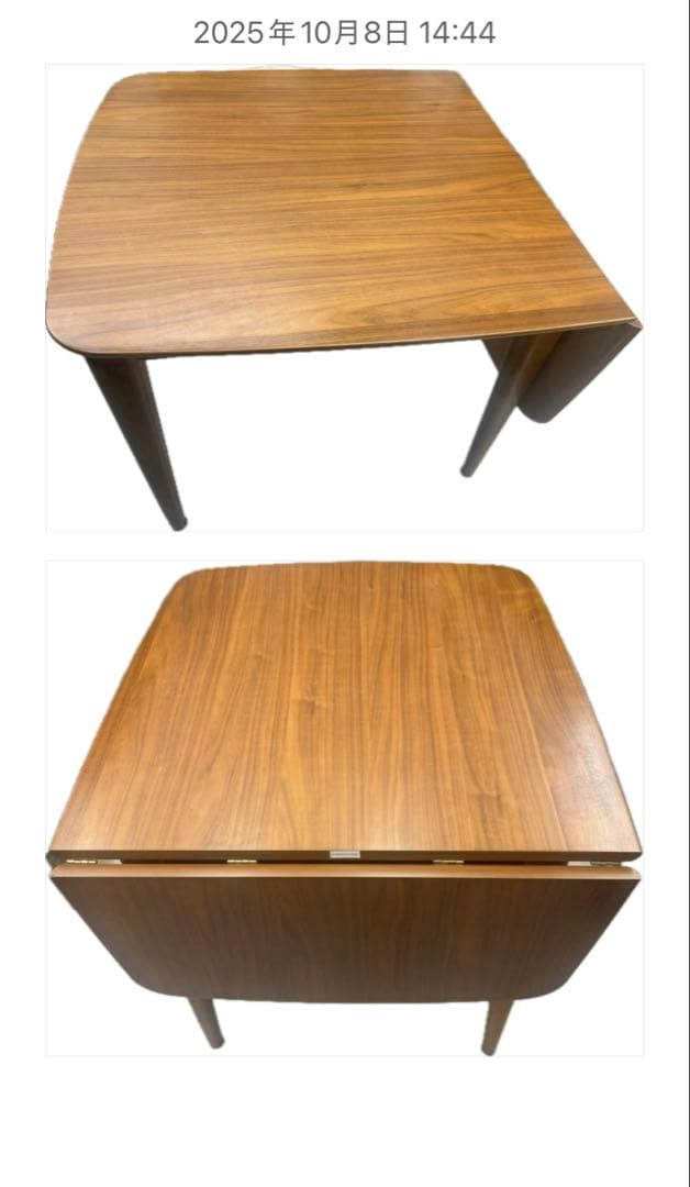 ニトリ 伸長式ダイニングテーブル コリド　幅80-120cm