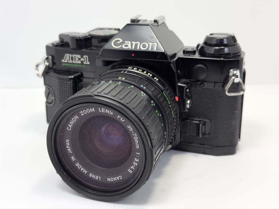 Canon AE-1 Program フィルムカメラ 35-70mmレンズ動作品